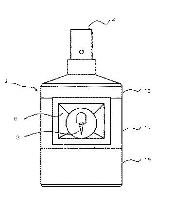 5819560-微粒化した液体にマイナスの電荷を帯びさせ放出する装置 図000003