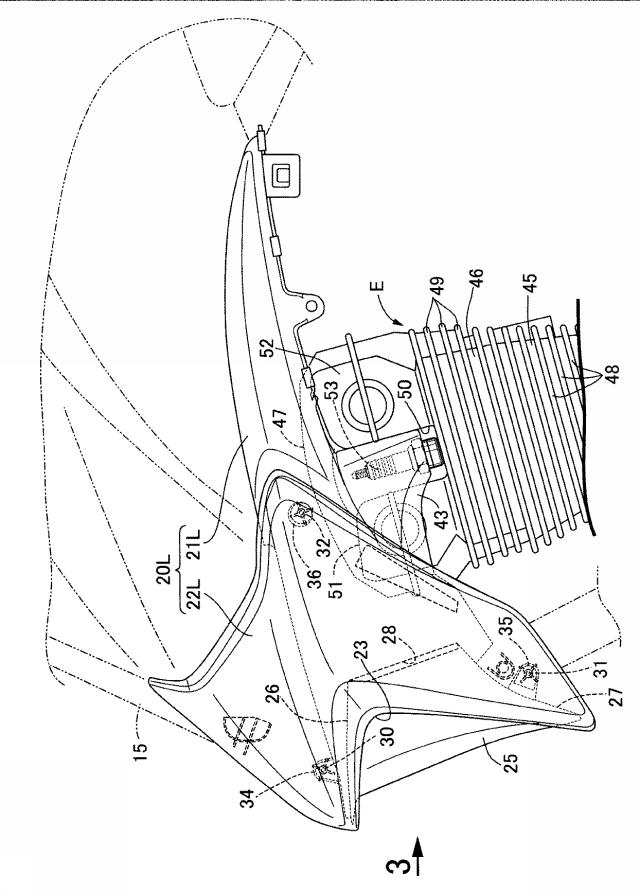 5835688-自動二輪車におけるエンジン冷却構造 図000003