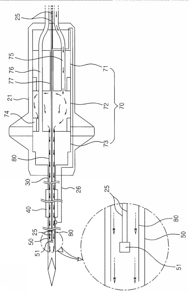 5907545-フレキシブル管が備えられる高周波熱治療用電極装置 図000003