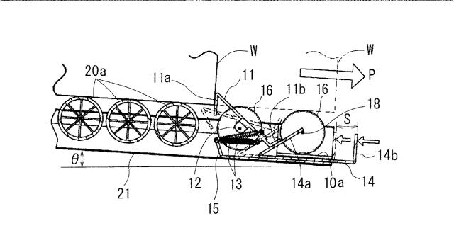 5912721-流動型ホイールコンベアの移載用ストッパ装置及び切り出し・ストッパ装置 図000003