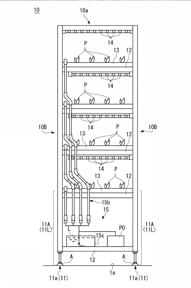 6026033-植物育成棚、植物育成装置、及び植物育成方法 図000003