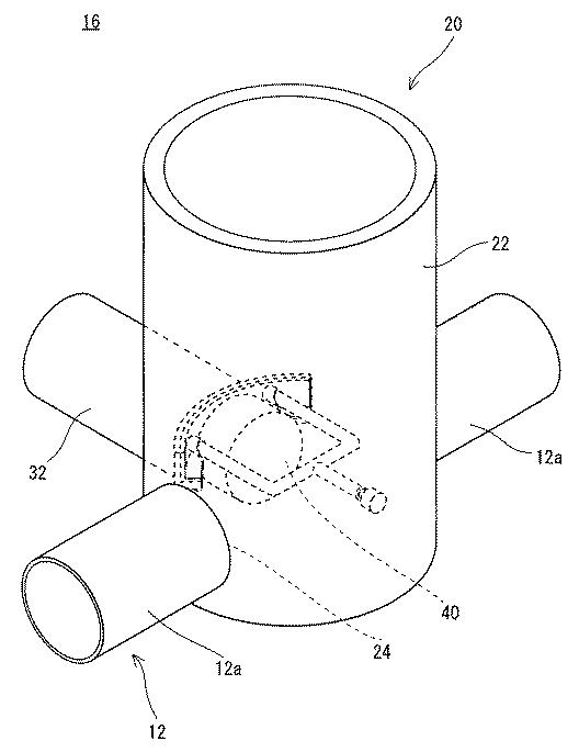 6085135-建物用排水システムおよびそれに用いる排水桝 図000003