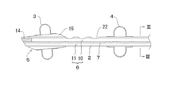 6220102-斜め膨脹型バルーンカテーテル及びバルーン用土台 図000003
