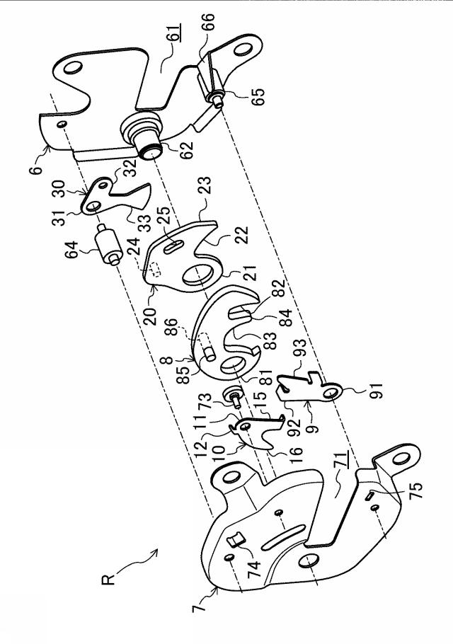 6230901-車両用シートロック装置 図000003