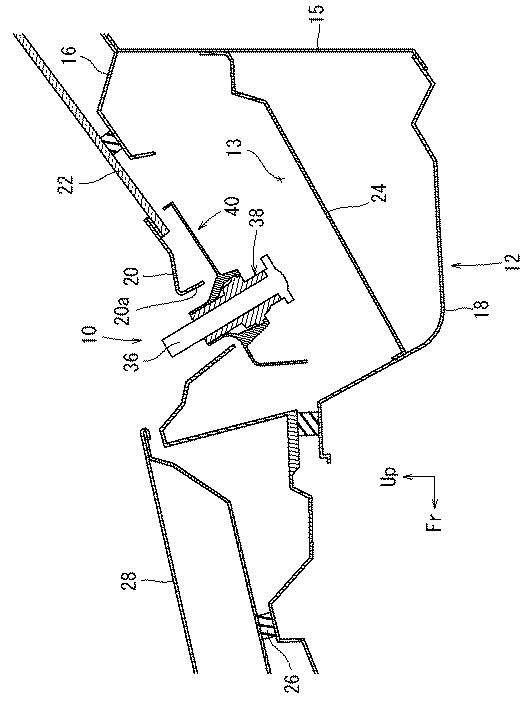 6248592-ワイパ装置における被水防止キャップの取付構造 図000003