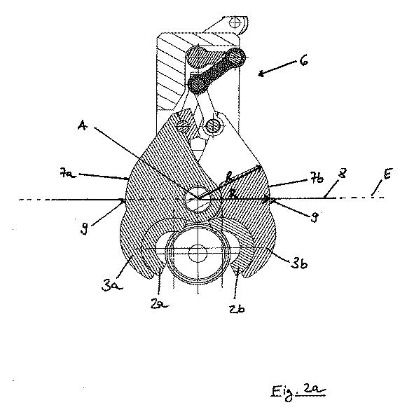 6661021-プリフォームから中空体を形成するための型を受容するための型保持部 図000003