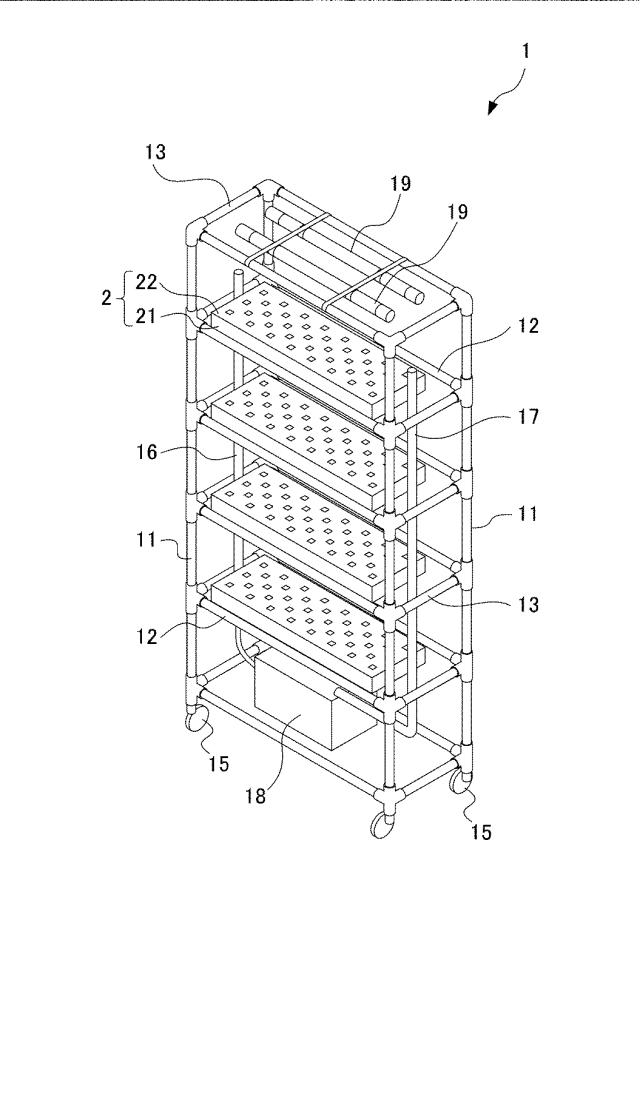 6707244-植物栽培方法、植物栽培システム及びラック 図000003