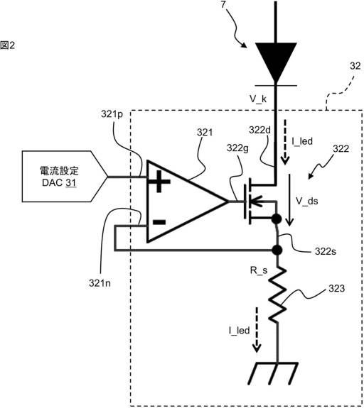 6855397-ＬＥＤ輝度制御回路、ＬＥＤ輝度制御方法、及びＬＥＤ輝度制御プログラム 図000003