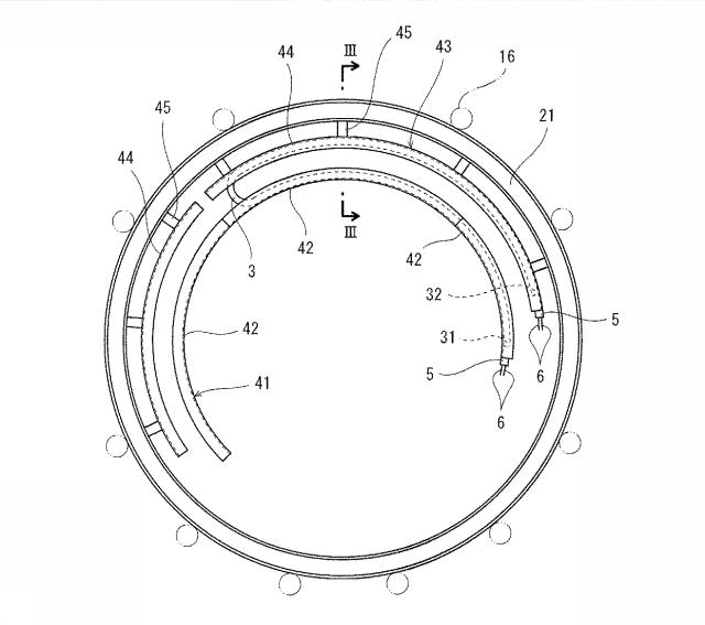 6869762-シールド掘進機の旋回ケーブルベア構造 図000003
