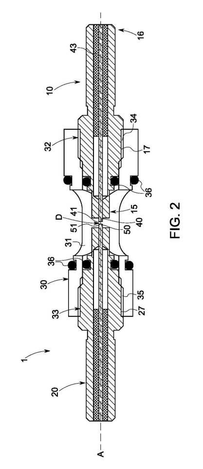 6881842-ライトガイドを保持するためのデバイス、そのようなデバイスの製造方法およびそのようなデバイスを組み込んでいるオプティカルフローセル 図000003