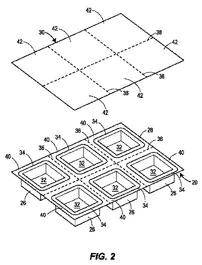 6896633-調整内部雰囲気を有する洗浄製品のウェブ及び製造方法 図000003