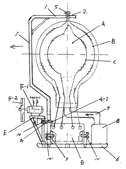 5650636-熱気球を任意に飛行出来るように、発動機の排気熱と電熱ヒーターの組み合わせで、浮上が可能な装置。 図000004