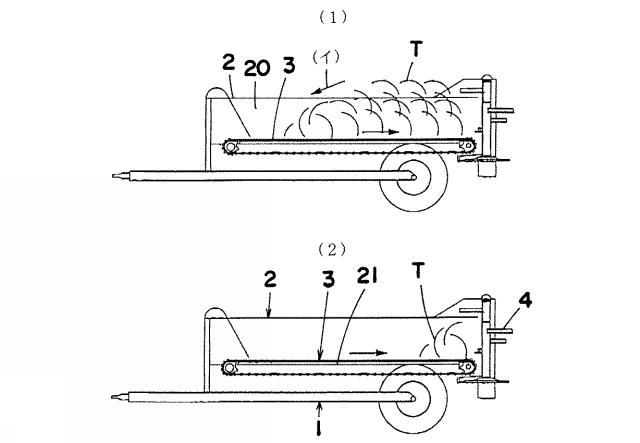 5730669-堆肥散布機における堆肥後送装置 図000004