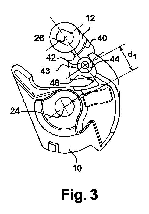 5735544-操作レバーを備える車両開放リーフのためのロック装置 図000004