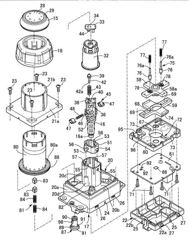 5797444-ジョイスティック装置 図000004