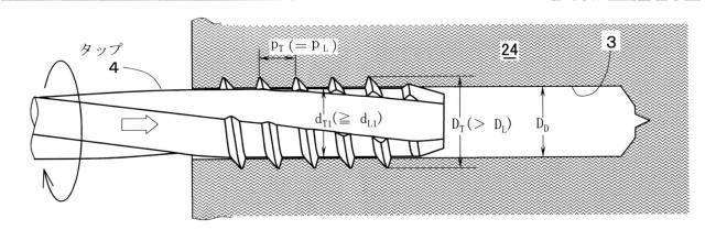 5830304-ラグスクリューの木製構造部材螺着方法 図000004