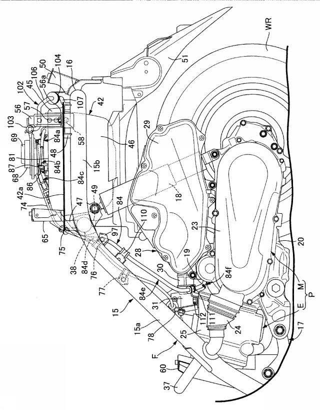 5835685-自動二輪車における蒸発燃料処理装置 図000004