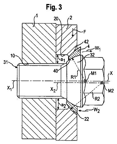 5896179-位置誤差を補正する形状ロック接続、形状ロック接続のためのボルト、ナット、および調整リング 図000004