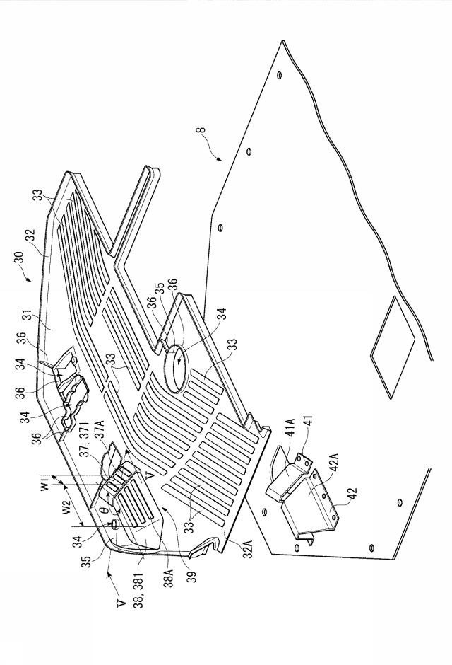 5925071-建設機械のフットレストおよびフロアマット 図000004