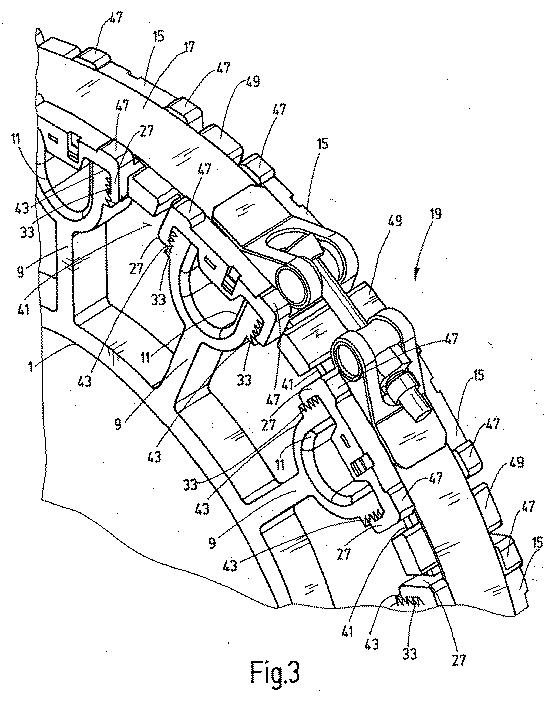 5964827-特に風力設備用のケーブルのための取り付けシステム 図000004