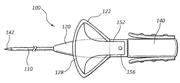 6162141-自動剥離ライナを備える接着剤で裏打ちされたＩＶカテーテル 図000004