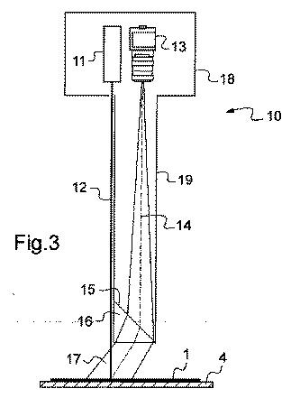 6163153-ドレープ・ヘッドにより配置されたストリップ間の遊びをチェックするための方法、及び車載チェック装置を備えるドレープ・ヘッドの部分組立品 図000004