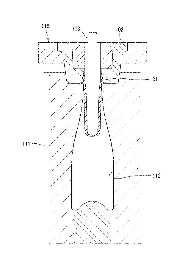 6238295-ガスバリア性に優れた単層の樹脂製ボトルの製造方法 図000004