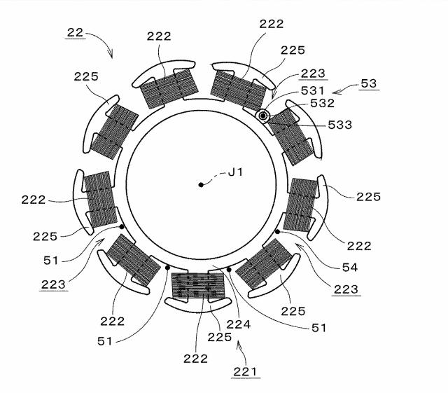 6241081-ディスク駆動装置用のスピンドルモータ、ディスク駆動装置およびステータの製造方法 図000004