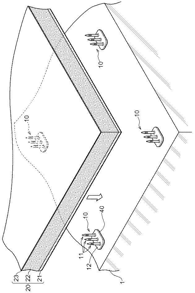 6420564-防水下地パネルの設置構造及びその設置方法 図000004