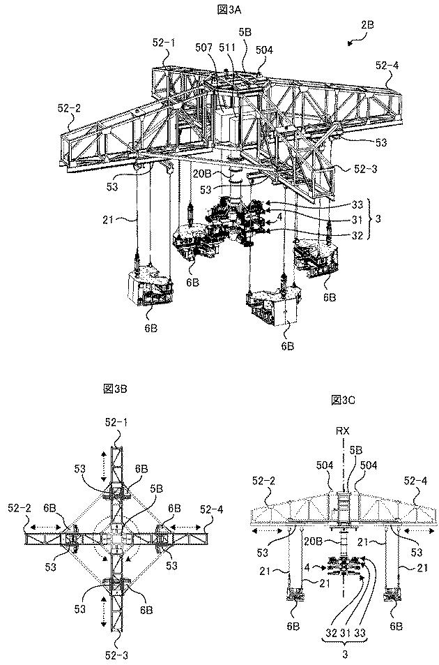 6457143-筒状構造物解体装置及び筒状構造物解体方法 図000004