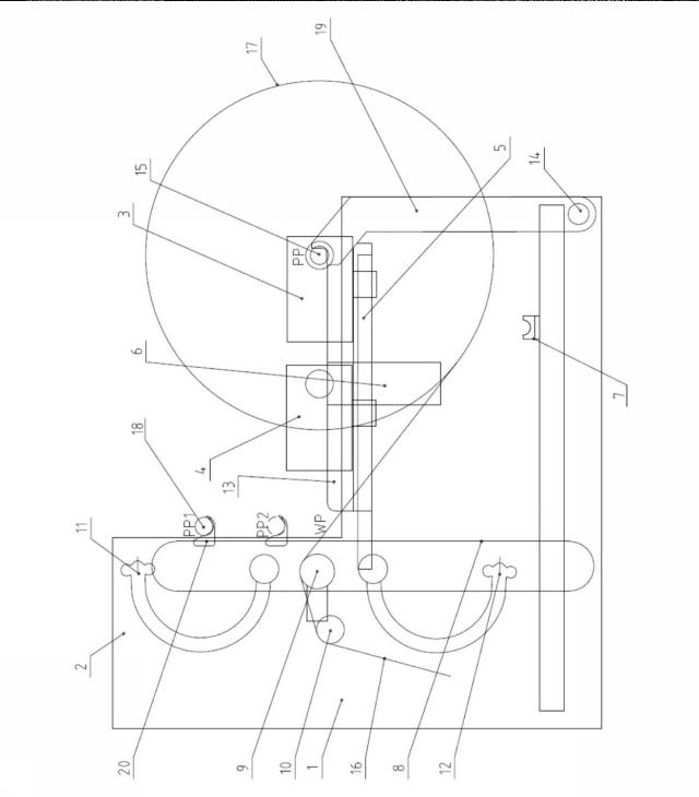 6918085-ウェブ状の材料を巻き取りかつ巻成体を交換するための装置および方法 図000004