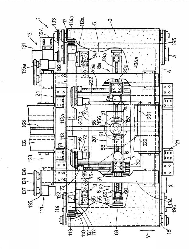 6944636-ガラス板の折割機械 図000004