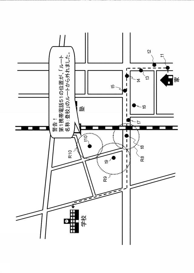 5657160-居場所確認方法、居場所確認プログラム、及び居場所確認システム 図000005