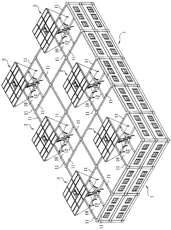 5732497-太陽光追尾装置を備えた建築物 図000005