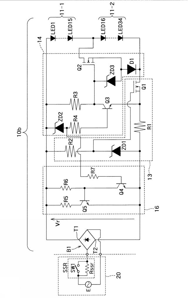 5795210-ＬＥＤ点灯装置及びこれを備えた表示装置 図000005