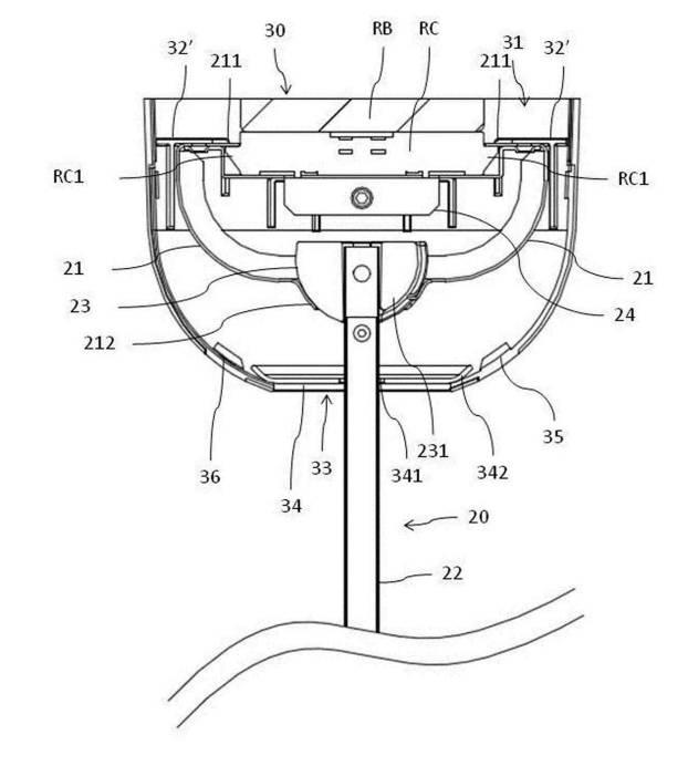 5938287-空気清浄機能付き照明器具用ローゼットカバー、空気清浄機能付き照明器具用取付具、および、空気清浄機能付き照明器具 図000005