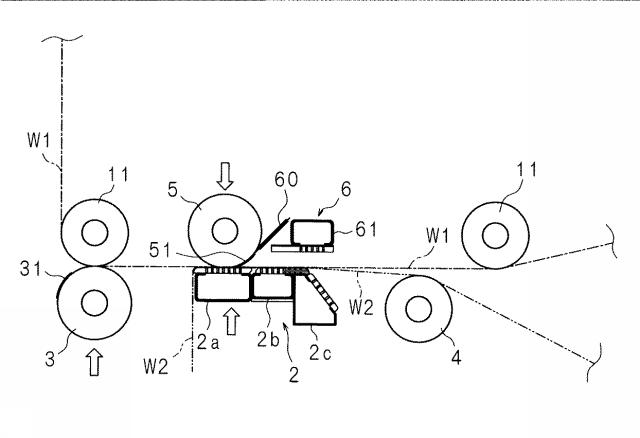 6100860-ウエブの継ぎ合わせ方法及びウエブの継ぎ合わせ装置 図000005