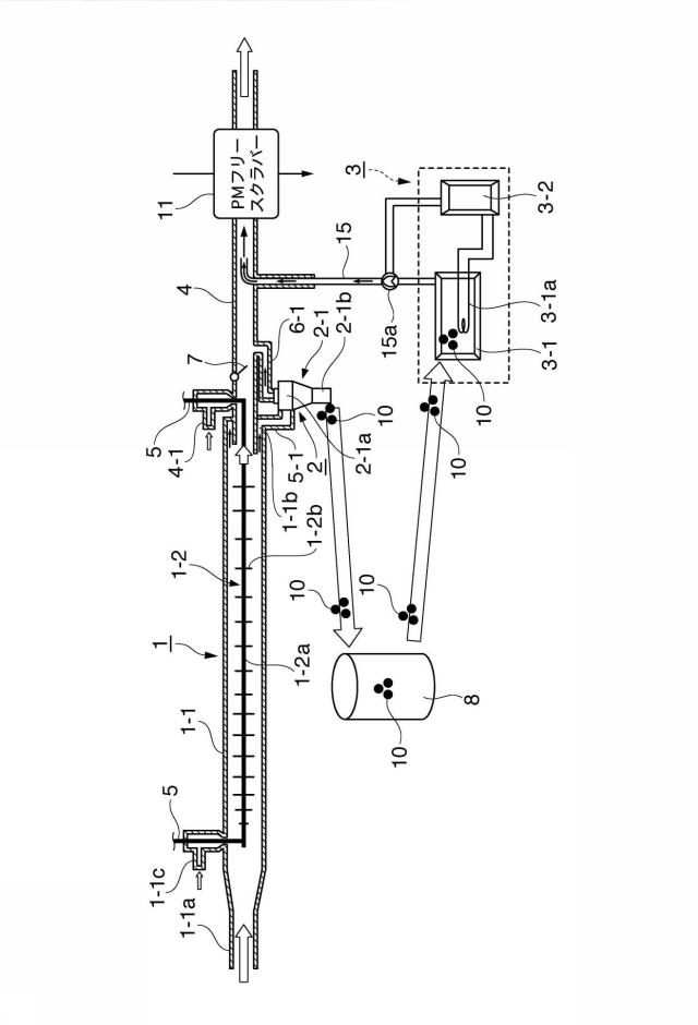 6238823-高濃度に硫黄成分を含有する低質燃料を使用する船舶用ディーゼルエンジンの排ガス処理装置 図000005