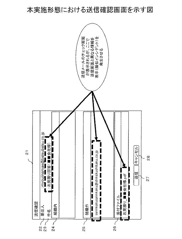 6608250-電子メール誤送信防止支援プログラム、電子メール誤送信防止支援装置、及び電子メール誤送信防止支援方法 図000005