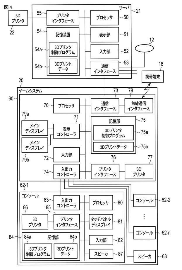 6728322-ゲーム装置、３Ｄプリント制御方法及び３Ｄプリンタ制御プログラム 図000005