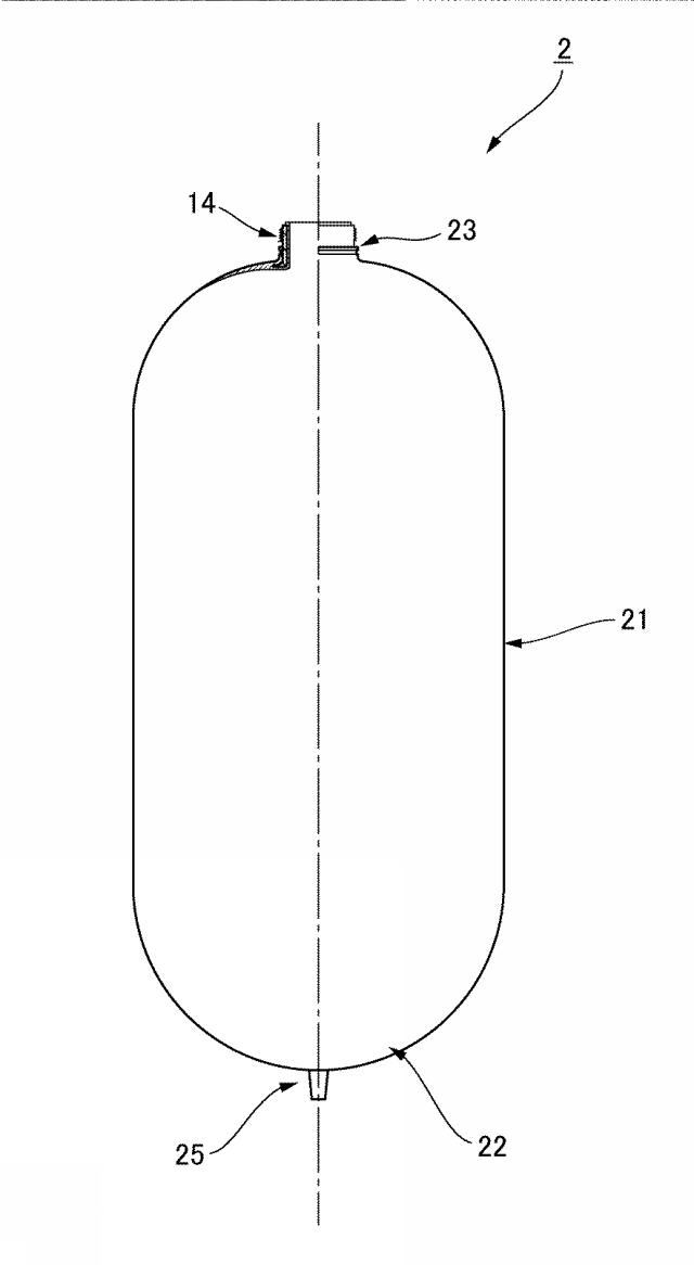 6736124-耐圧容器の製造方法並びに当該製造方法に用いる予備成形体および容器 図000005