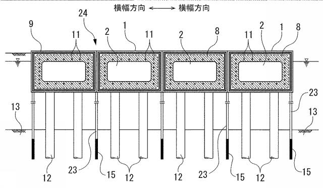 6744638-海上陸地の構築工法 図000005