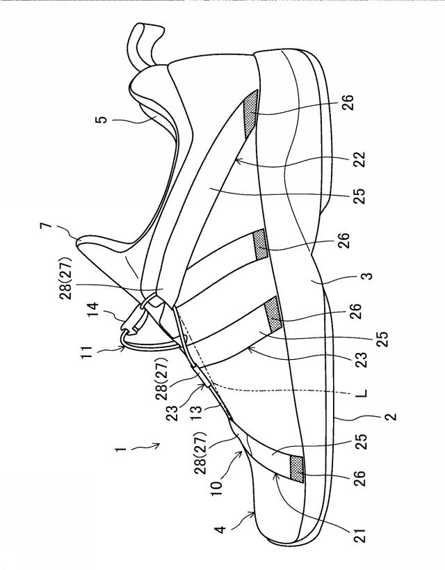 6788059-履物の緊締構造およびそれを用いたシューズ 図000005