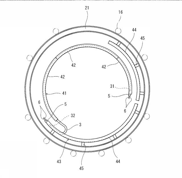 6869762-シールド掘進機の旋回ケーブルベア構造 図000005