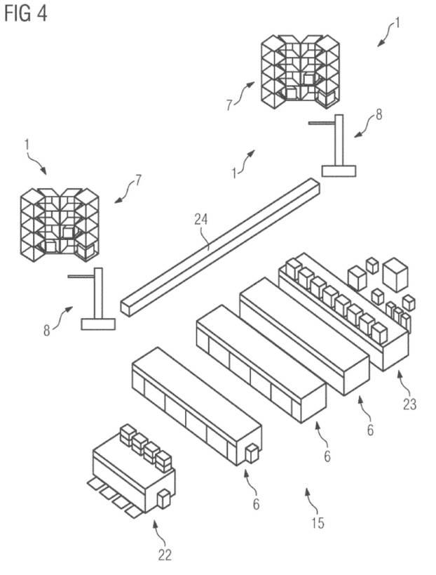 6930806-モジュール状機能ユニットを貯蔵するための設備 図000005