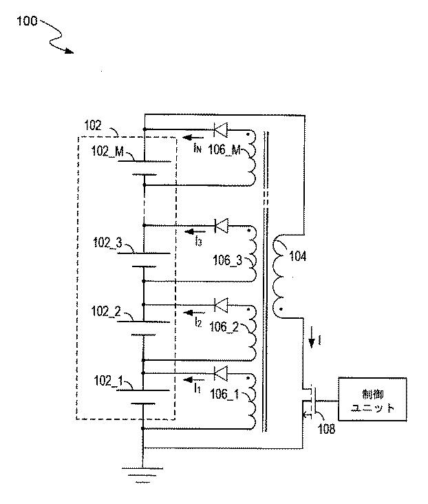 5687016-複数の電池セル間のエネルギー均衡を用いる電池管理システム 図000006