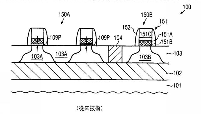 5781944-スレッショルド調節半導体合金を堆積させるのに先立ちパターニング不均一性を低減することによる前記半導体合金の厚みばらつきの低減 図000006