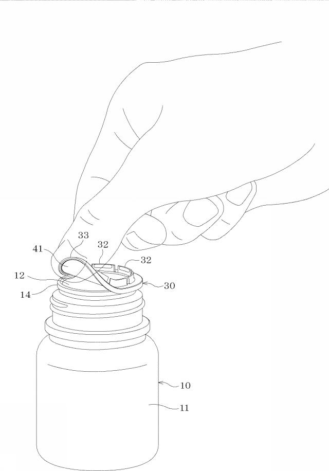 5788223-容器の蓋体と、それを使用する包装容器 図000006