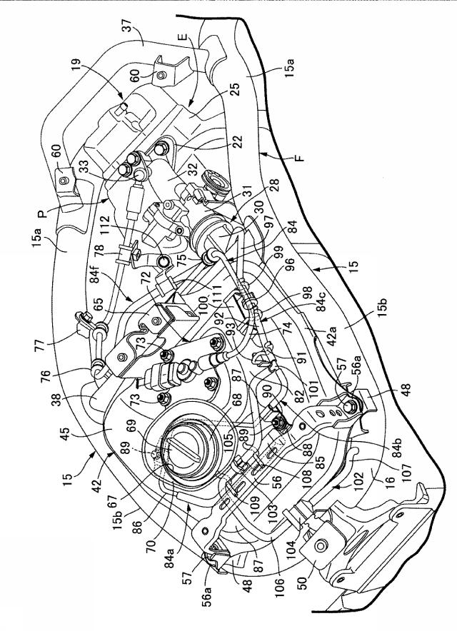 5835685-自動二輪車における蒸発燃料処理装置 図000006