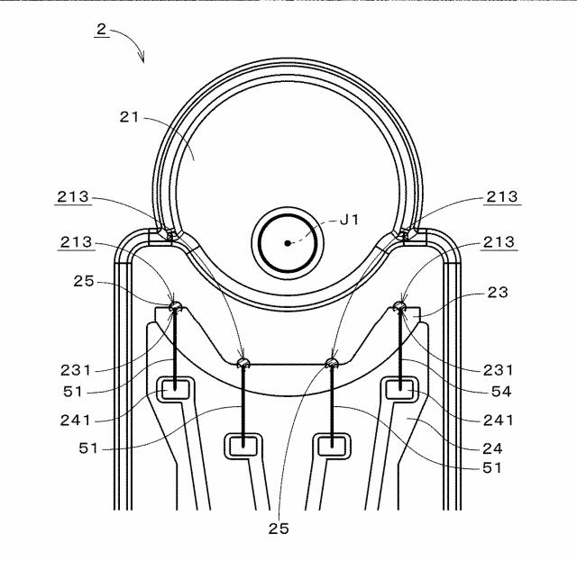 6241081-ディスク駆動装置用のスピンドルモータ、ディスク駆動装置およびステータの製造方法 図000006